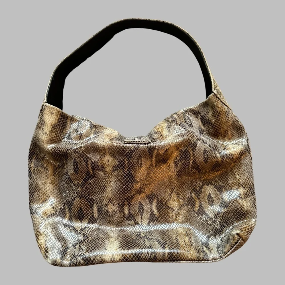 DOONEY AND BOURKE Vintage Y2K Snakeskin Hobo Bag
